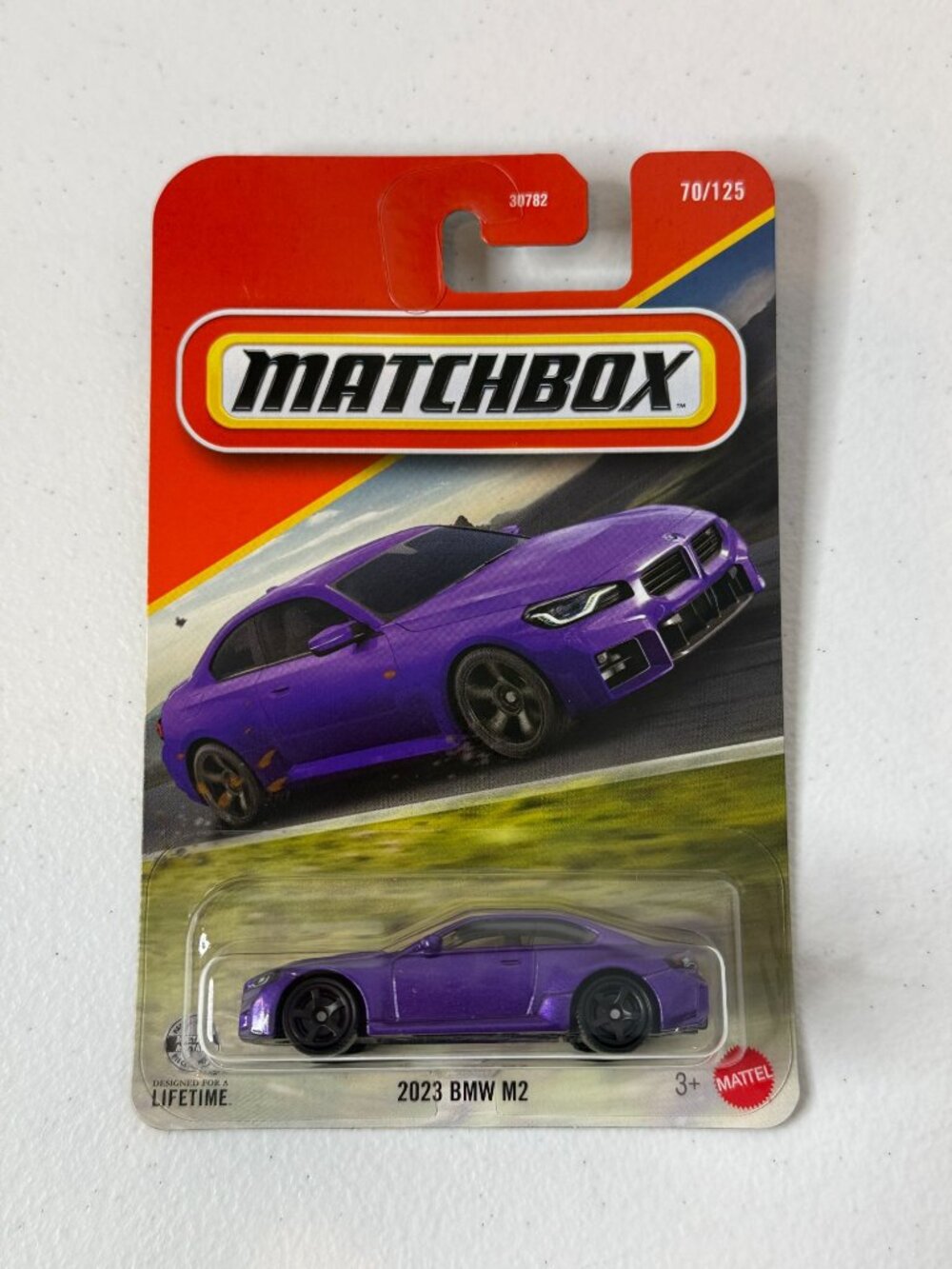 Matchbox 2023 BMW M2 Purple 70/125 Diecast Car NOC